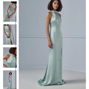 Amsale Jacinda Dress Rose Quartz